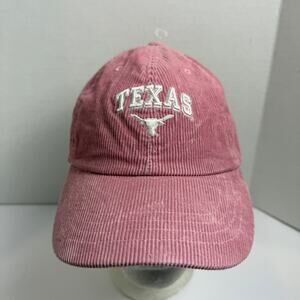 NWT Zephyr The Hat Pink UT Austin University Of Texas Corduroy Hat Cap Gift New